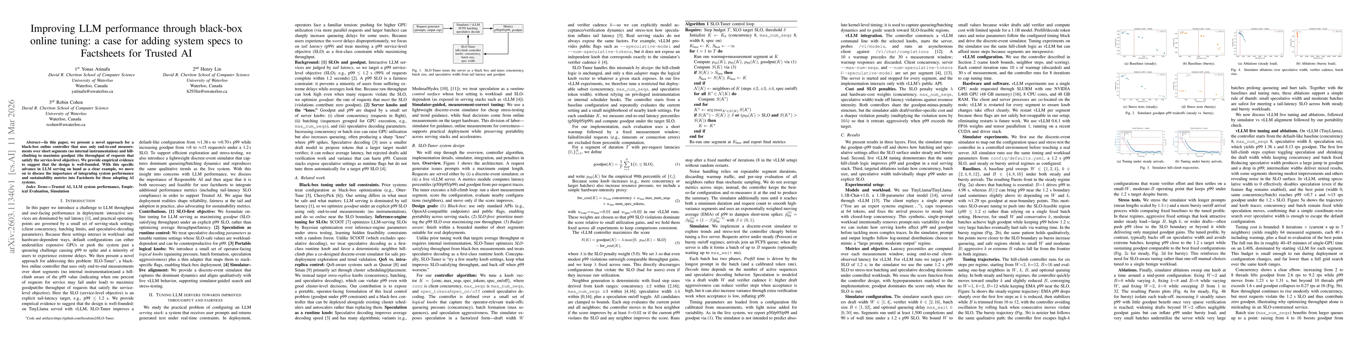 Thumbnail for Improving LLM Performance Through Black-Box Online Tuning: A Case for Adding System Specs to Factsheets for Trusted AI