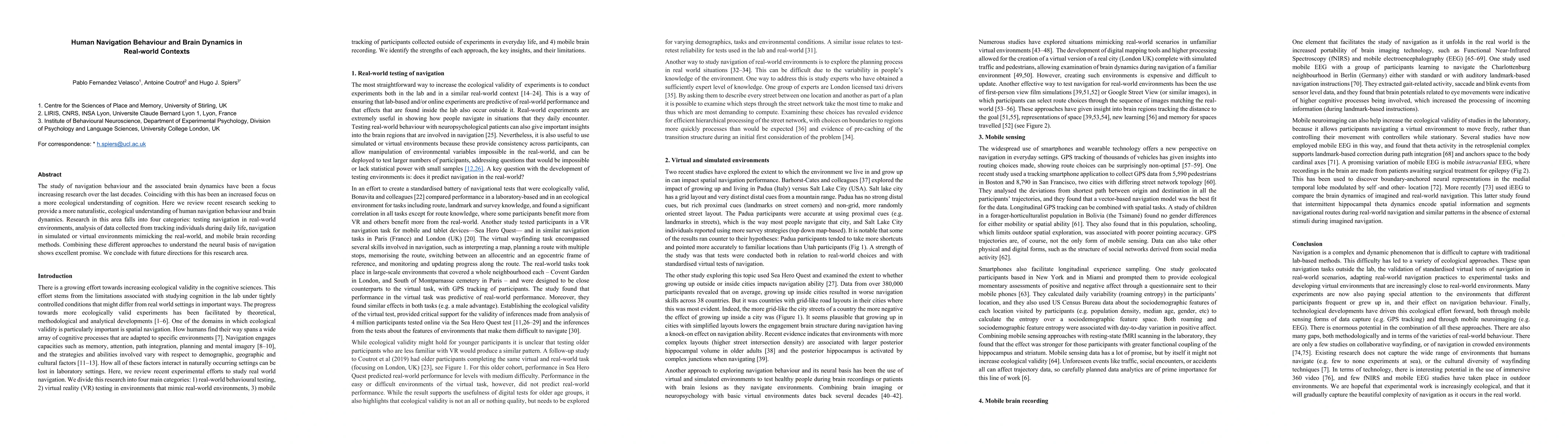Thumbnail for Human Navigation Behaviour and Brain Dynamics in Real-world Contexts