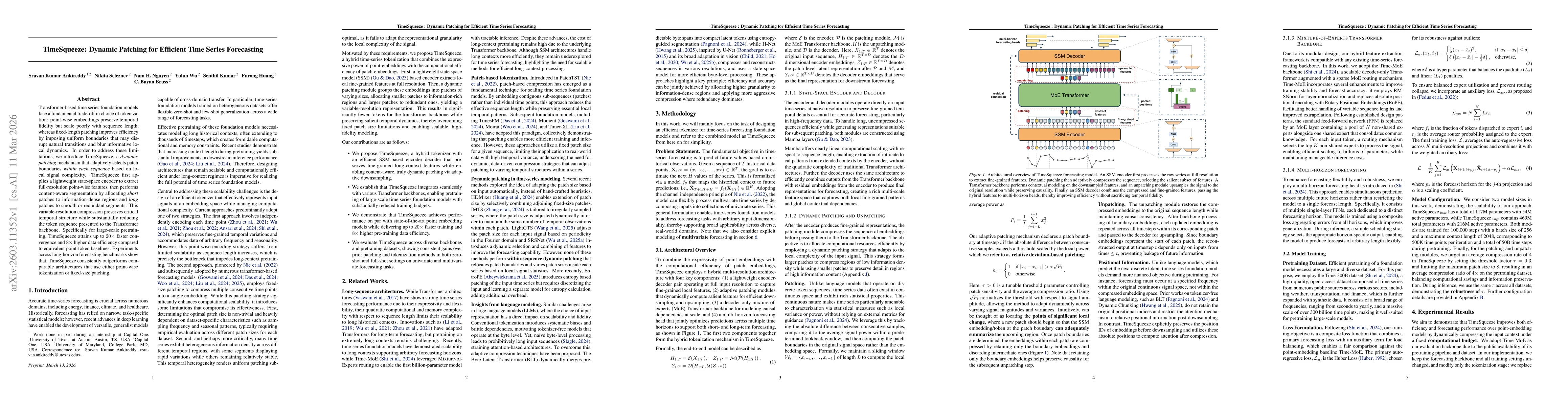 Thumbnail for TimeSqueeze: Dynamic Patching for Efficient Time Series Forecasting