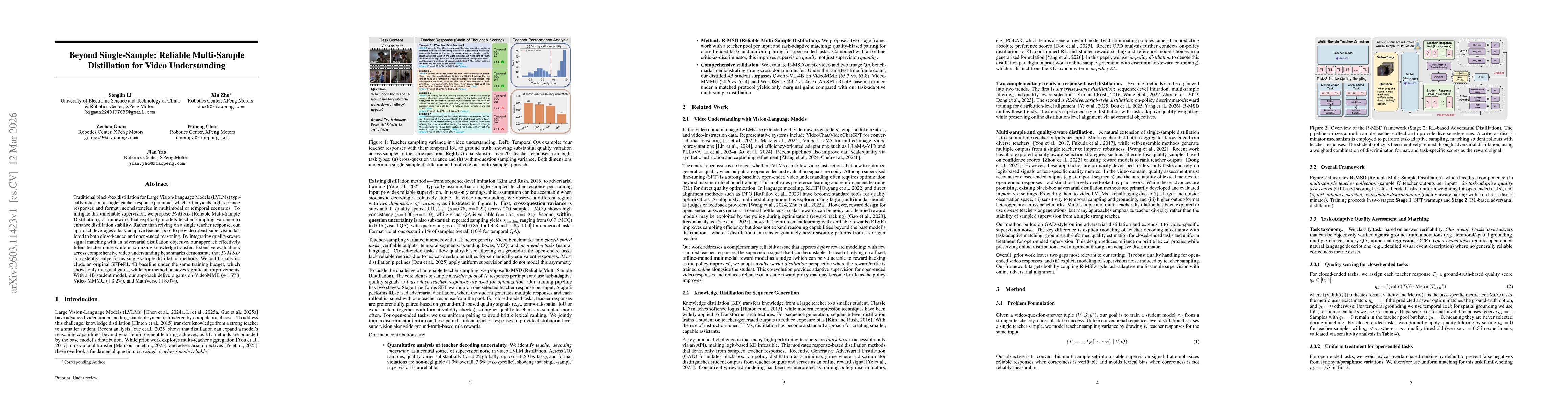 Thumbnail for Beyond Single-Sample: Reliable Multi-Sample Distillation for Video Understanding