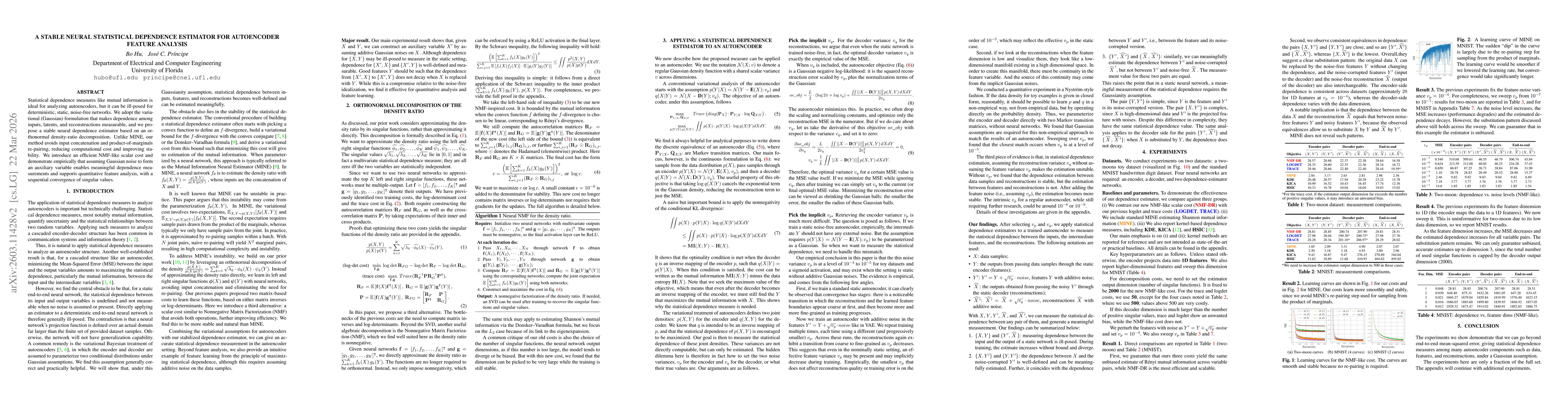 Thumbnail for A Stable Neural Statistical Dependence Estimator for Autoencoder Feature Analysis