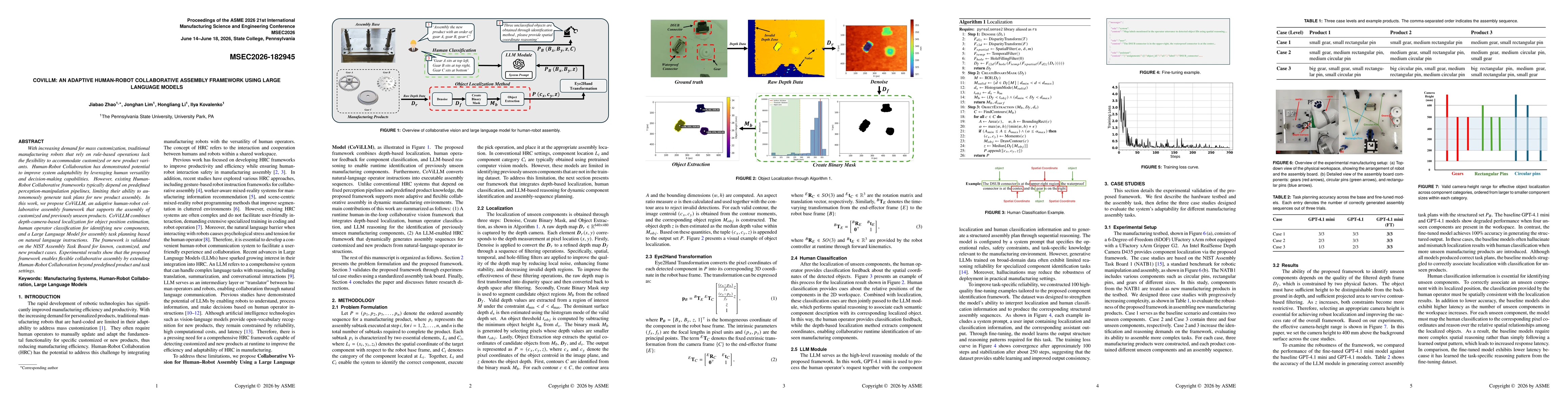 Thumbnail for CoViLLM: An Adaptive Human-Robot Collaborative Assembly Framework Using Large Language Models for Manufacturing