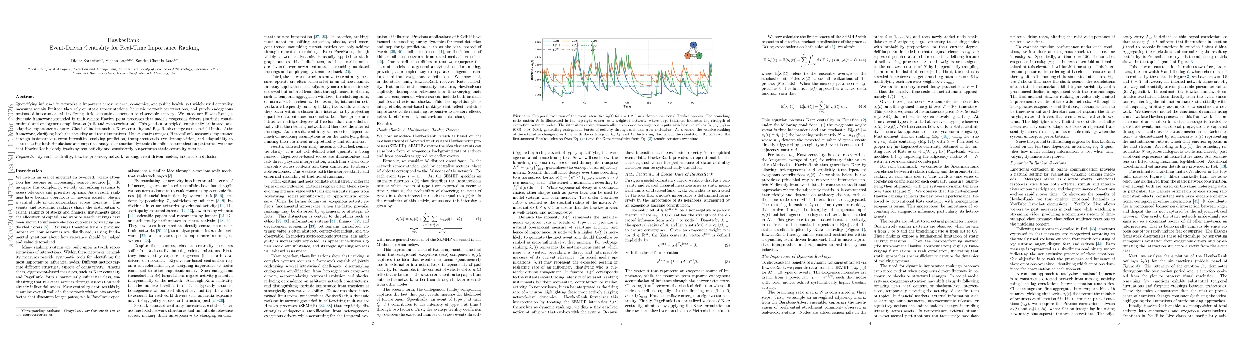 Thumbnail for HawkesRank: Event-Driven Centrality for Real-Time Importance Ranking
