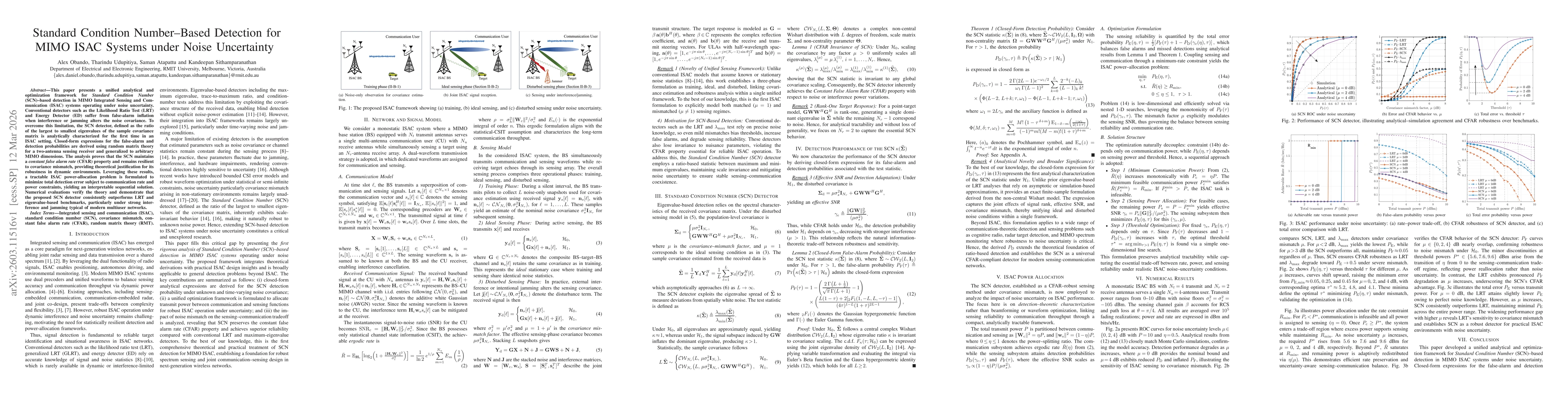 Thumbnail for Standard Condition Number-Based Detection for MIMO ISAC Systems under Noise Uncertainty