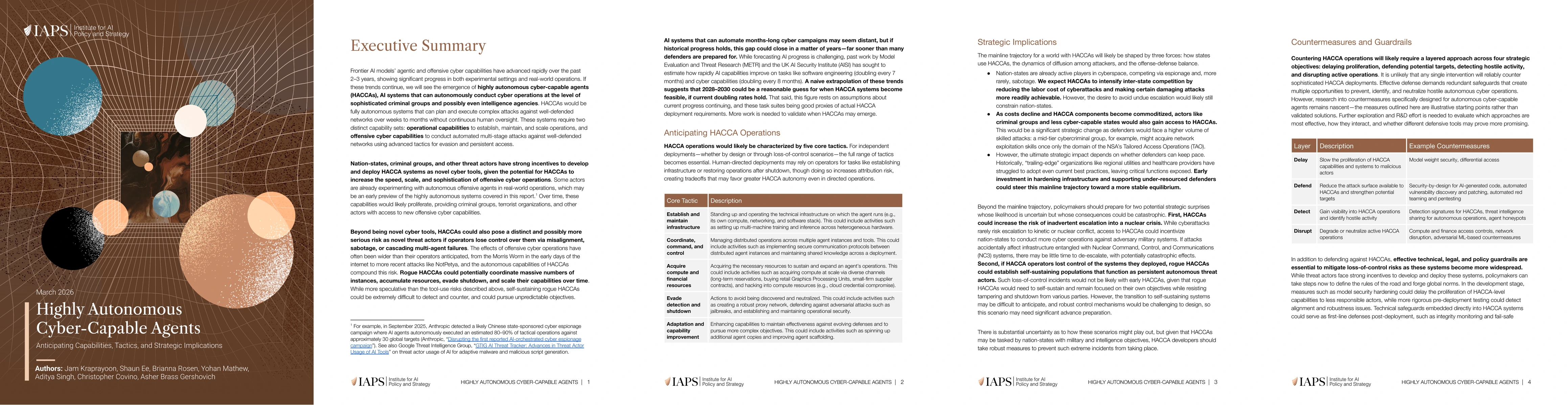 Thumbnail for Highly Autonomous Cyber-Capable Agents: Anticipating Capabilities, Tactics, and Strategic Implications