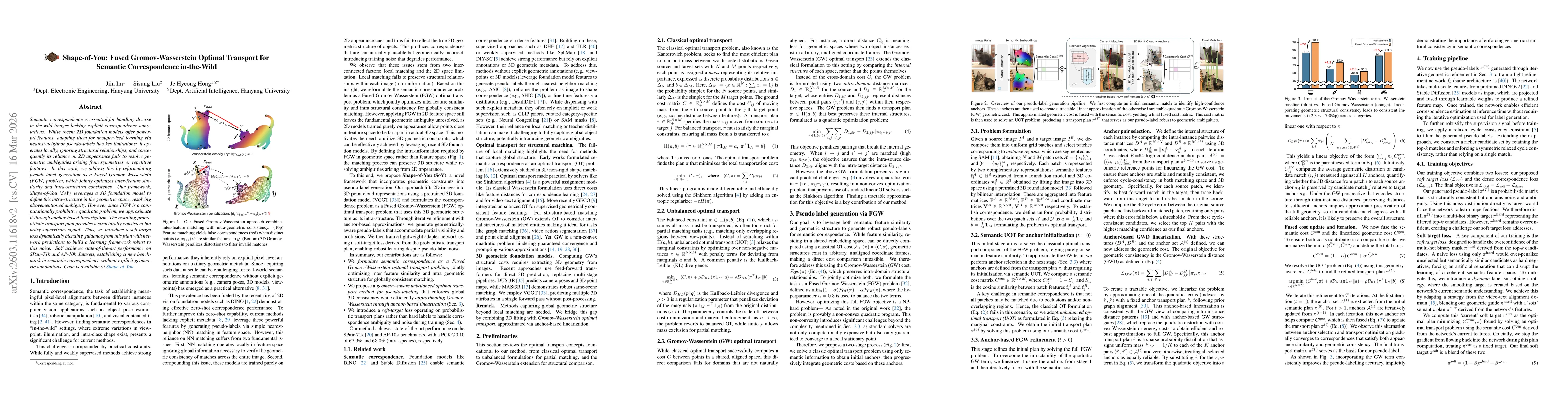 Thumbnail for Shape-of-You: Fused Gromov-Wasserstein Optimal Transport for Semantic Correspondence in-the-Wild
