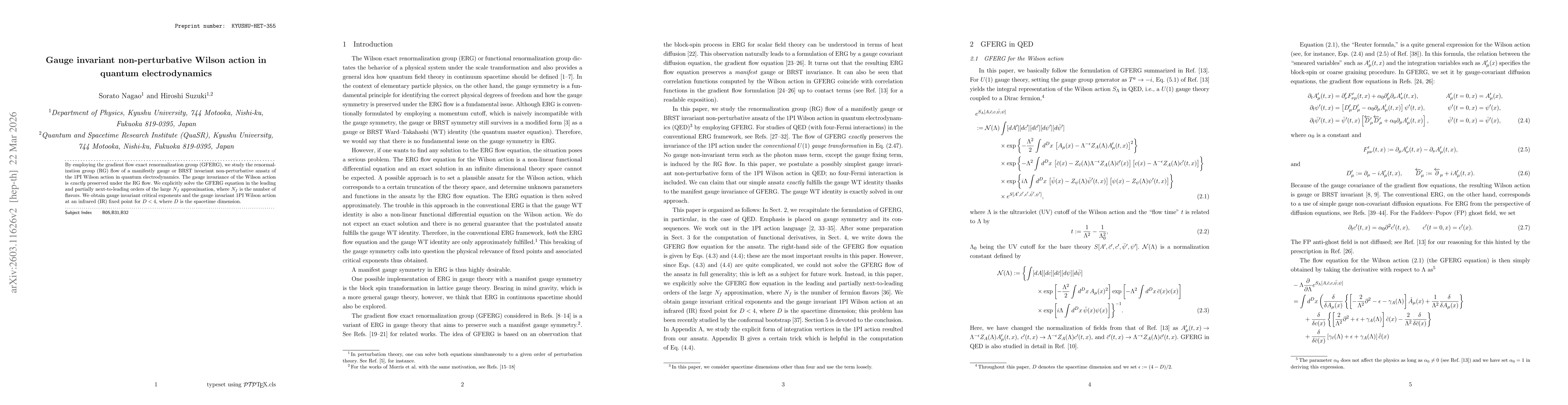 Thumbnail for Gauge invariant non-perturbative Wilson action in quantum electrodynamics