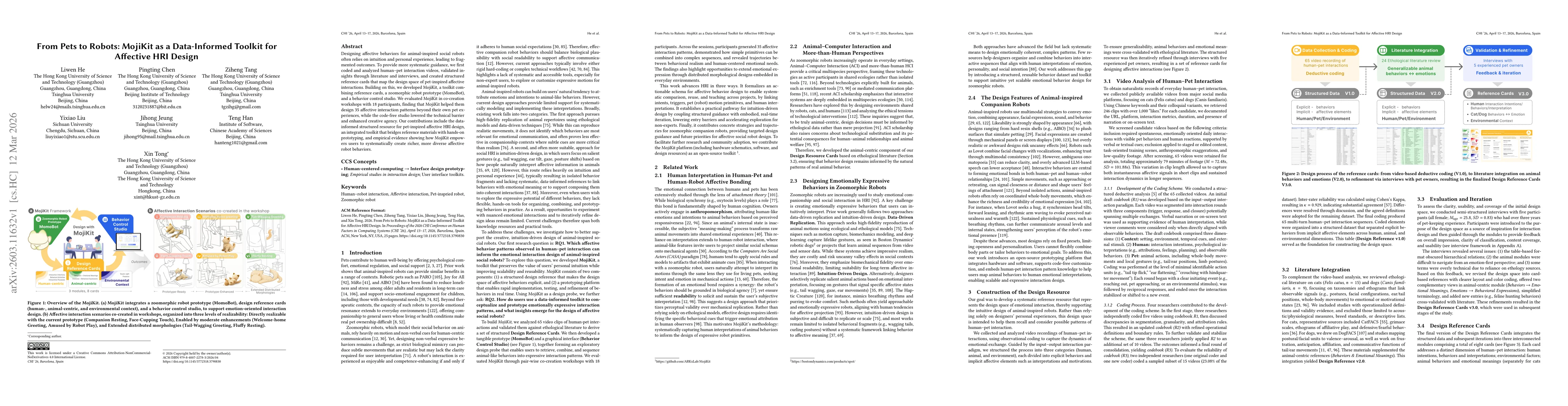 Thumbnail for From Pets to Robots: MojiKit as a Data-Informed Toolkit for Affective HRI Design