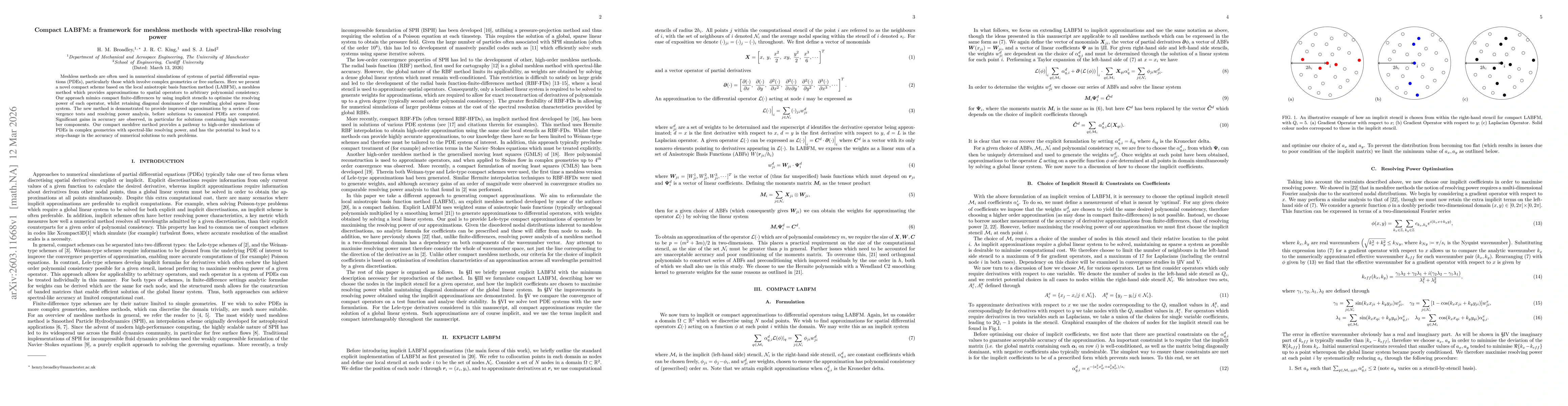 Thumbnail for Compact LABFM: a framework for meshless methods with spectral-like resolving power