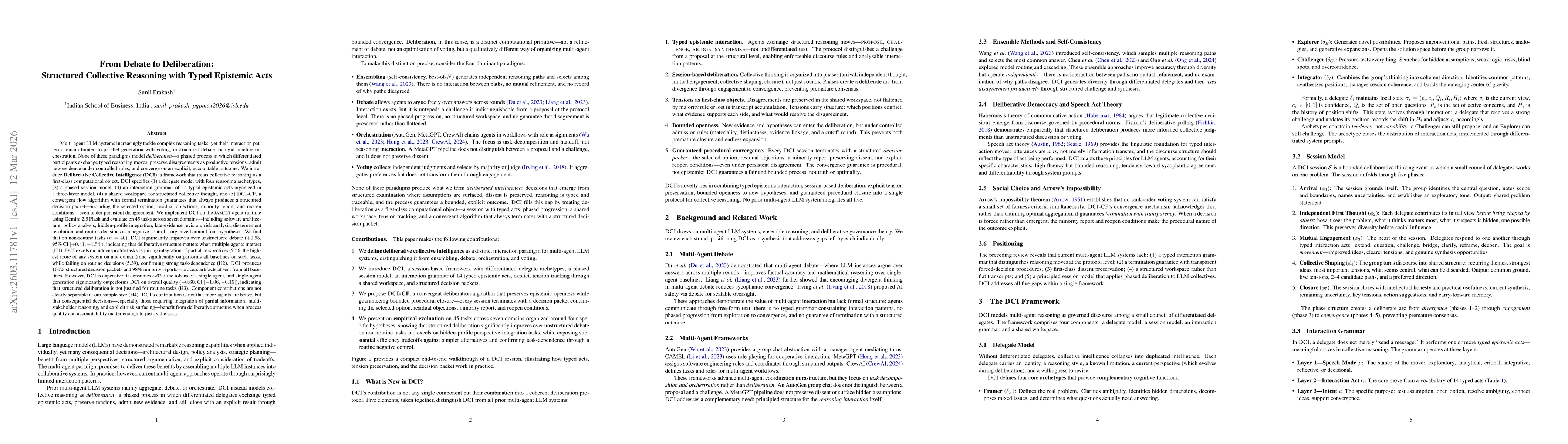 Thumbnail for From Debate to Deliberation: Structured Collective Reasoning with Typed Epistemic Acts