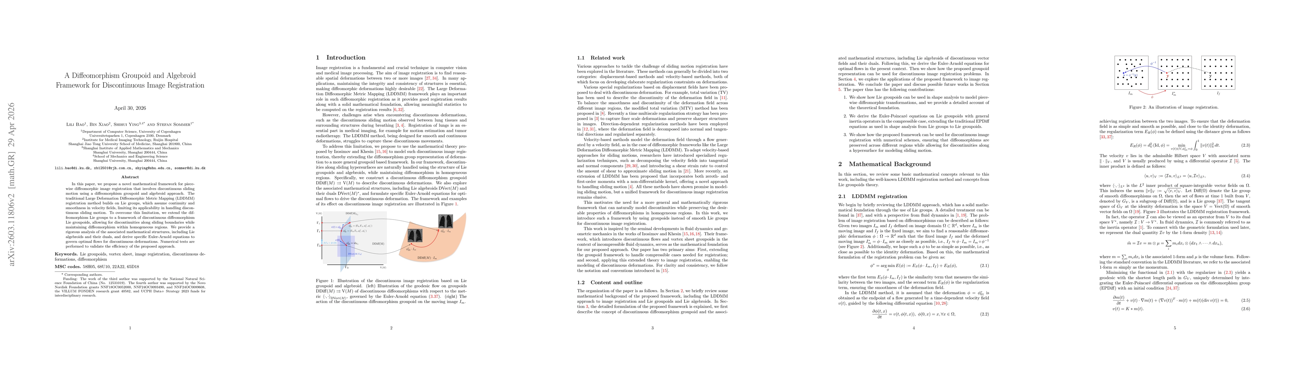 Thumbnail for A Diffeomorphism Groupoid and Algebroid Framework for Discontinuous Image Registration