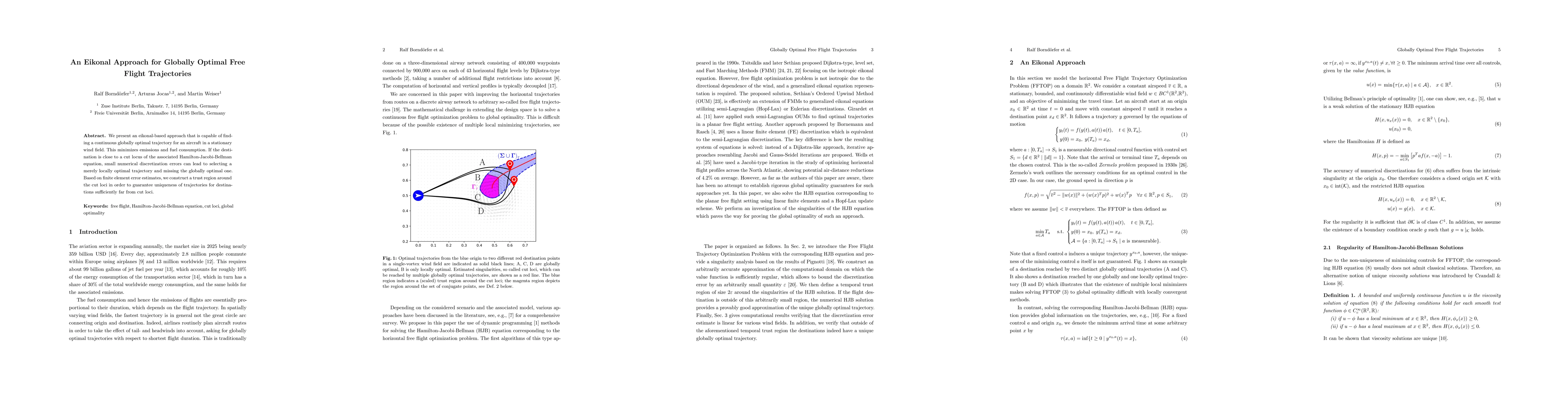 Thumbnail for An Eikonal Approach for Globally Optimal Free Flight Trajectories