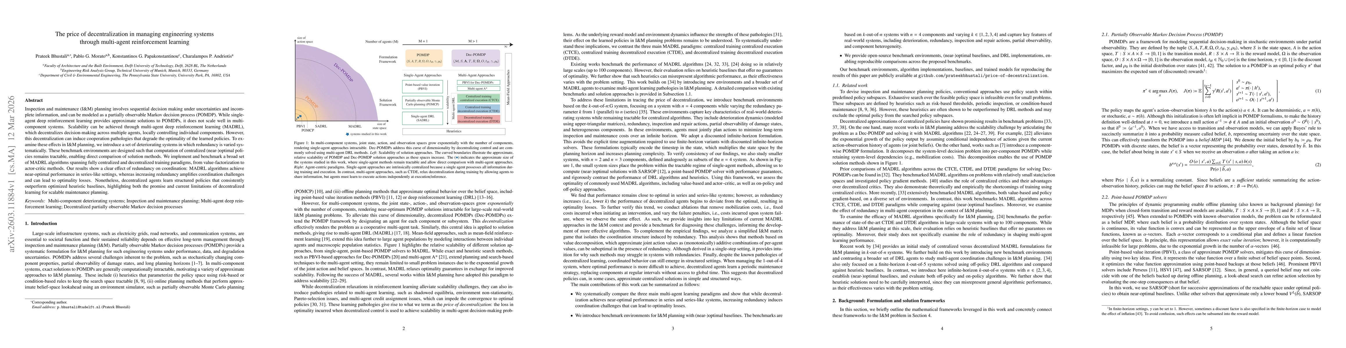 Thumbnail for The price of decentralization in managing engineering systems through multi-agent reinforcement learning