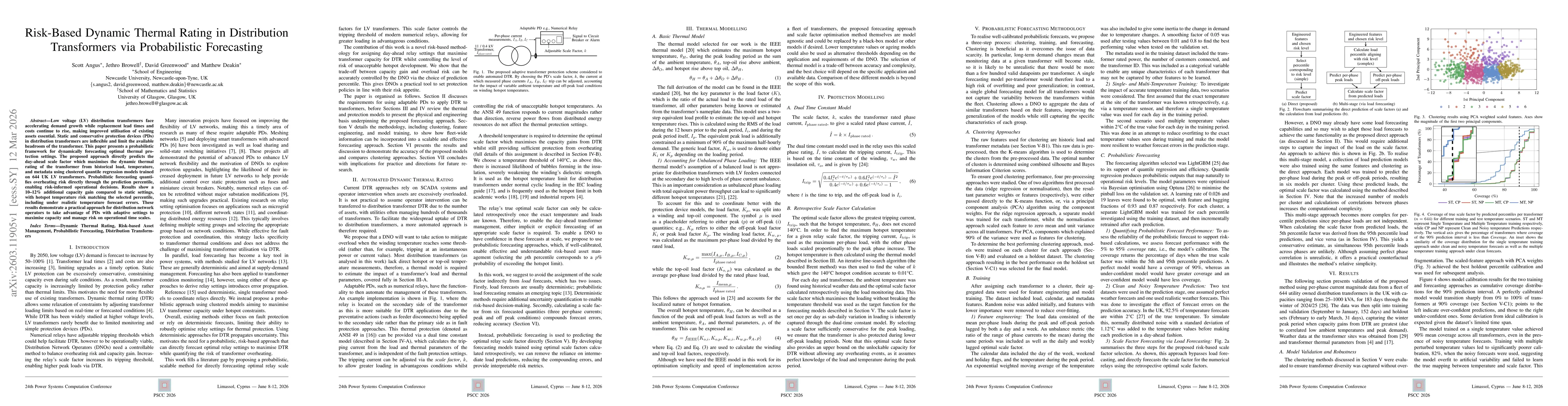 Thumbnail for Risk-Based Dynamic Thermal Rating in Distribution Transformers via Probabilistic Forecasting