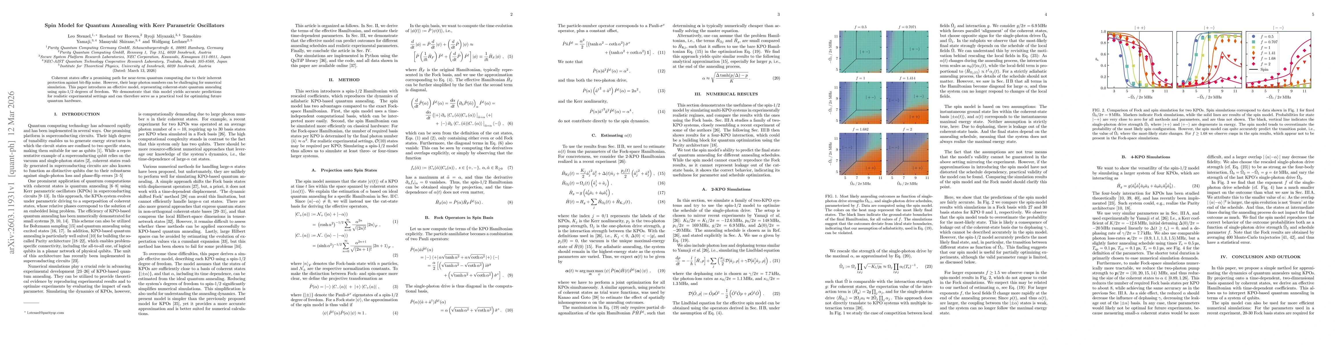 Thumbnail for Spin Model for Quantum Annealing with Kerr Parametric Oscillators