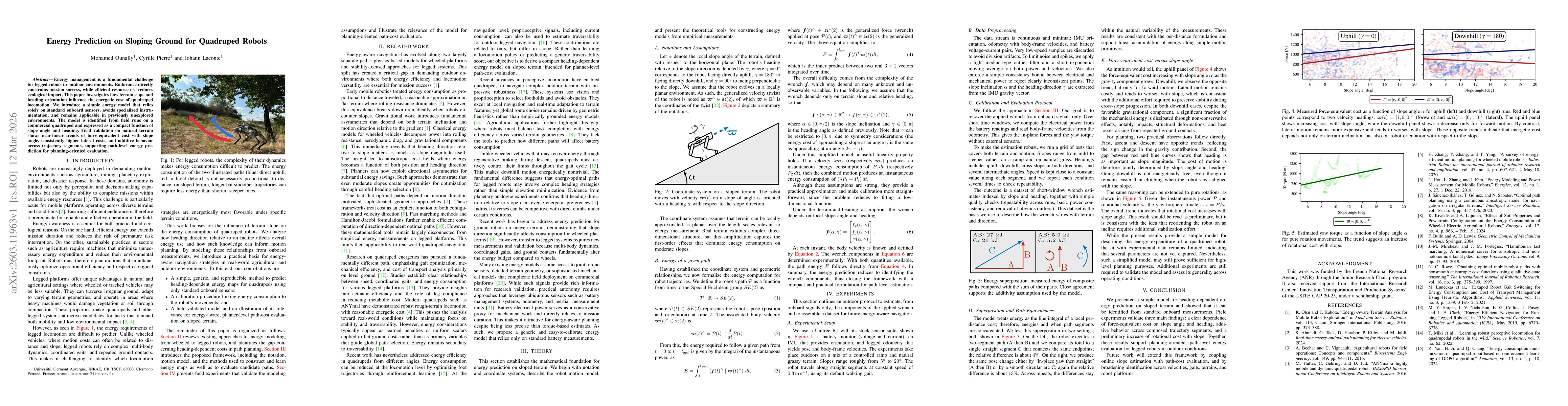 Thumbnail for Energy Prediction on Sloping Ground for Quadruped Robots