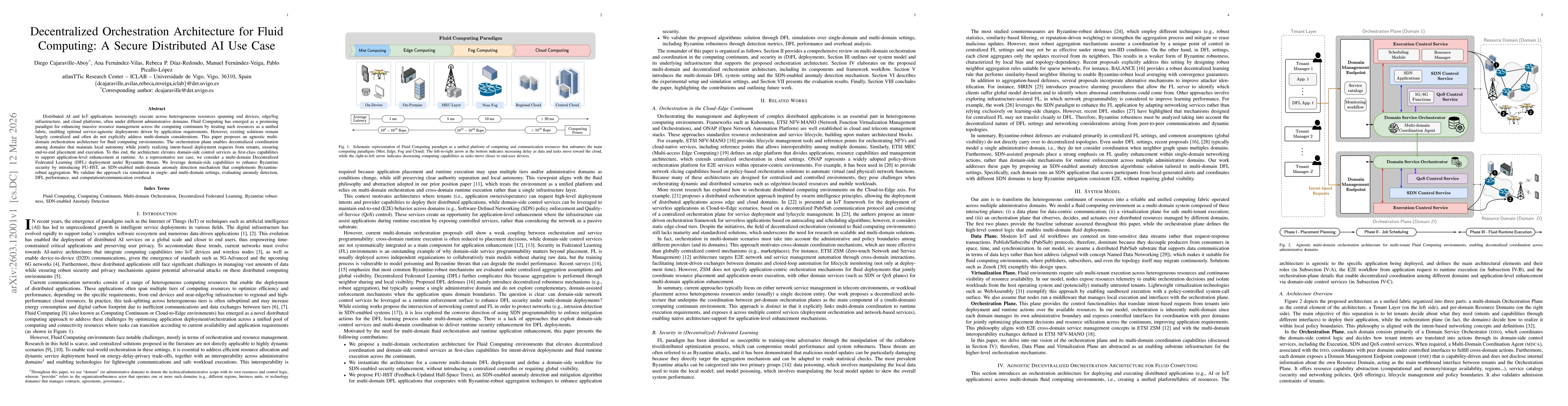 Thumbnail for Decentralized Orchestration Architecture for Fluid Computing: A Secure Distributed AI Use Case