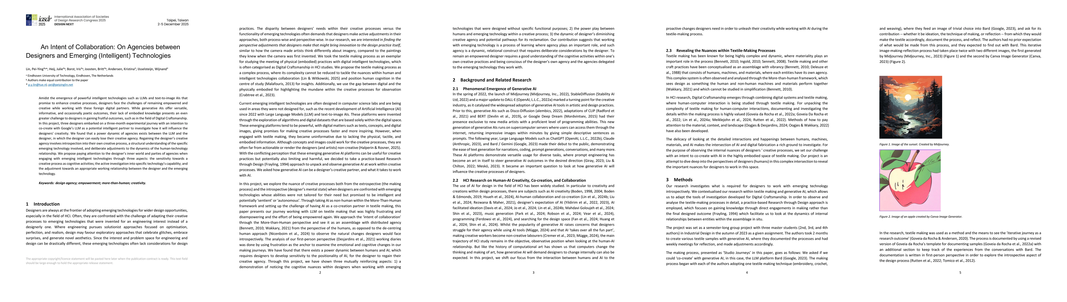 Thumbnail for An Intent of Collaboration: On Agencies between Designers and Emerging (Intelligent) Technologies