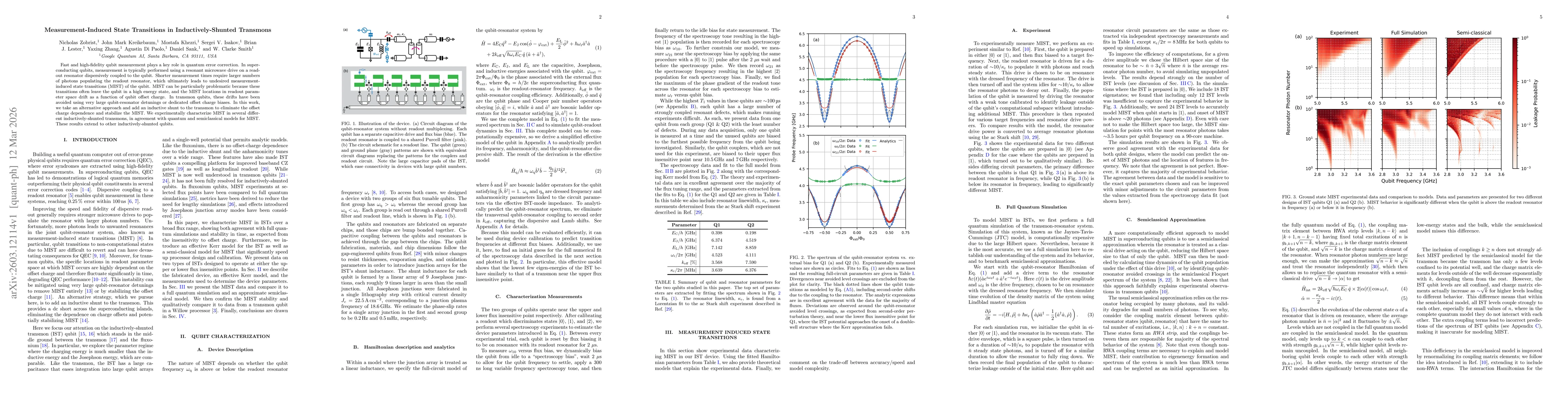 Thumbnail for Measurement-Induced State transitions in Inductively-Shunted Transmons