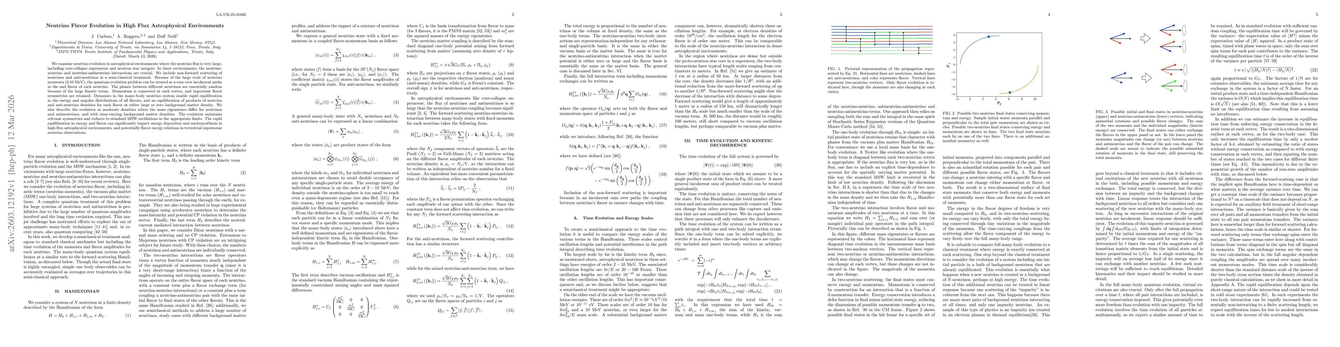 Thumbnail for Neutrino Flavor Evolution in High Flux Astrophysical Environments