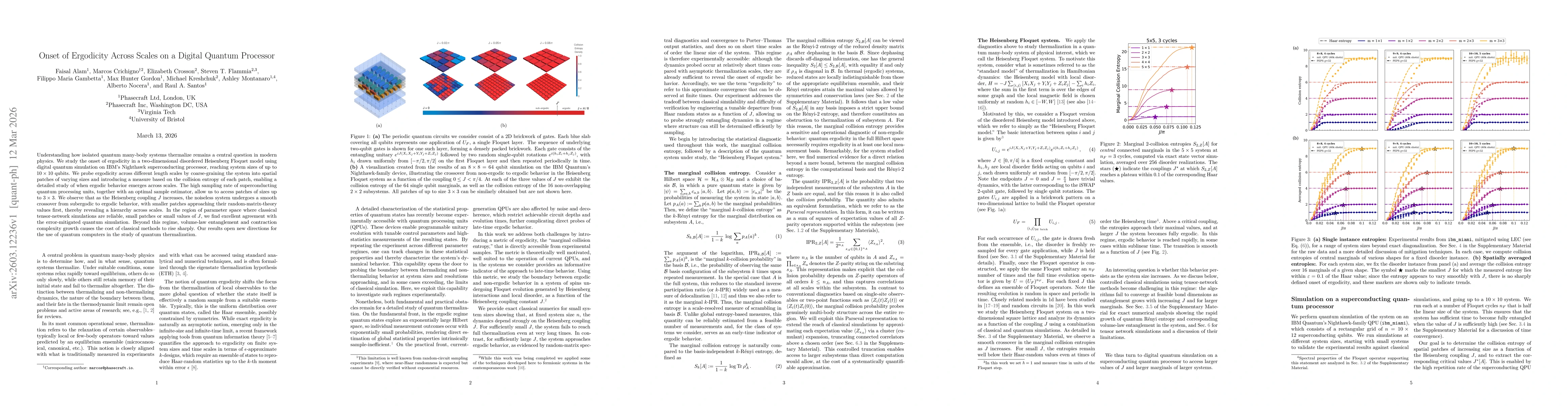 Thumbnail for Onset of Ergodicity Across Scales on a Digital Quantum Processor