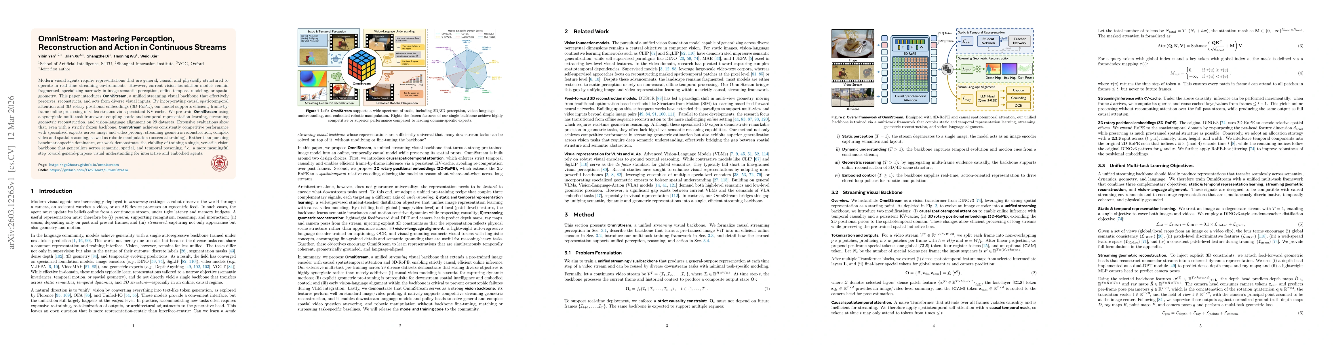 Thumbnail for OmniStream: Mastering Perception, Reconstruction and Action in Continuous Streams