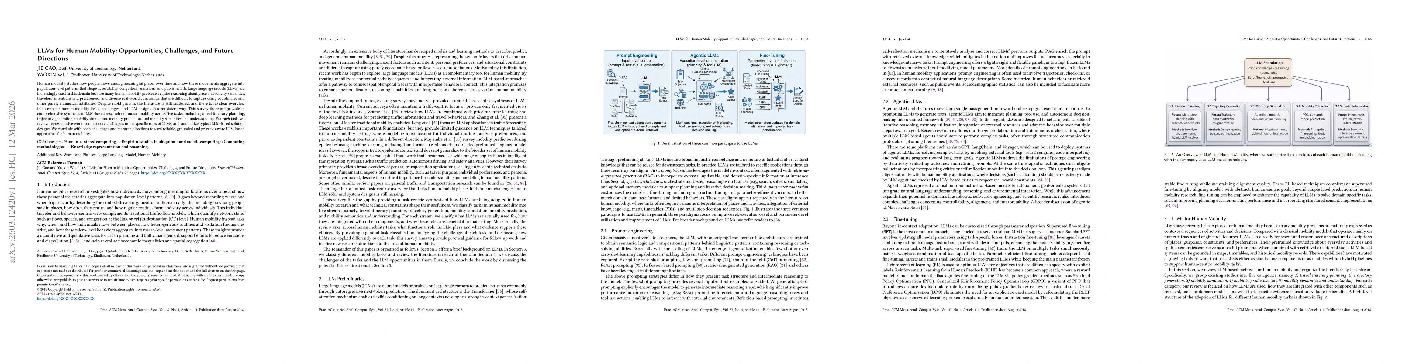 Thumbnail for LLMs for Human Mobility: Opportunities, Challenges, and Future Directions
