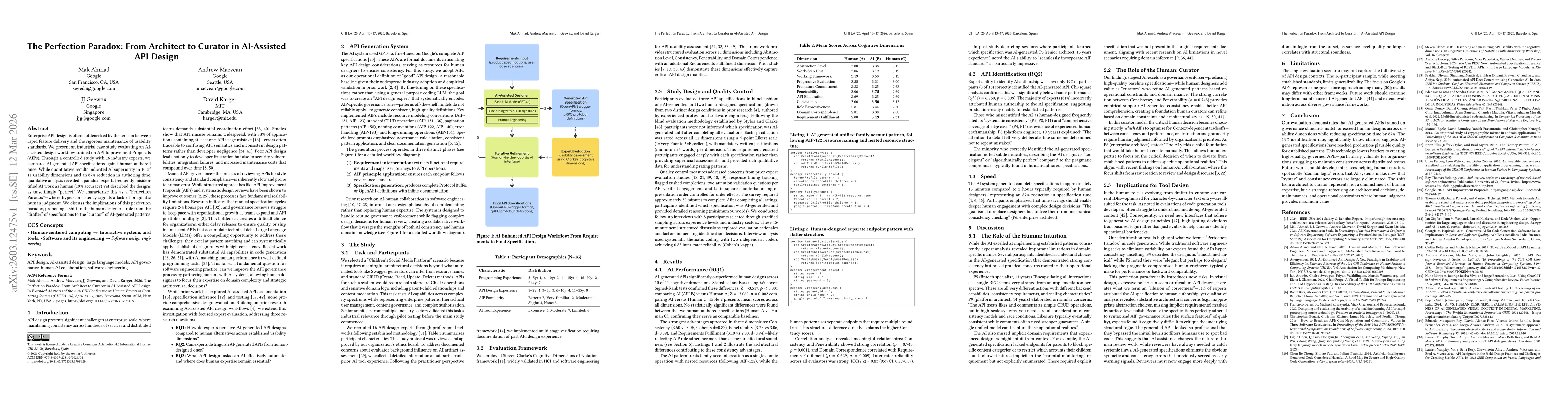 Thumbnail for The Perfection Paradox: From Architect to Curator in AI-Assisted API Design
