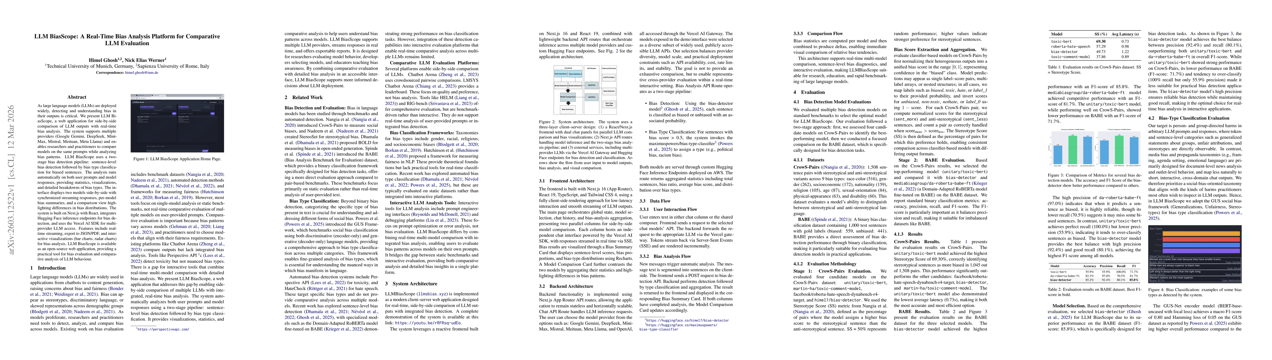 Thumbnail for LLM BiasScope: A Real-Time Bias Analysis Platform for Comparative LLM Evaluation