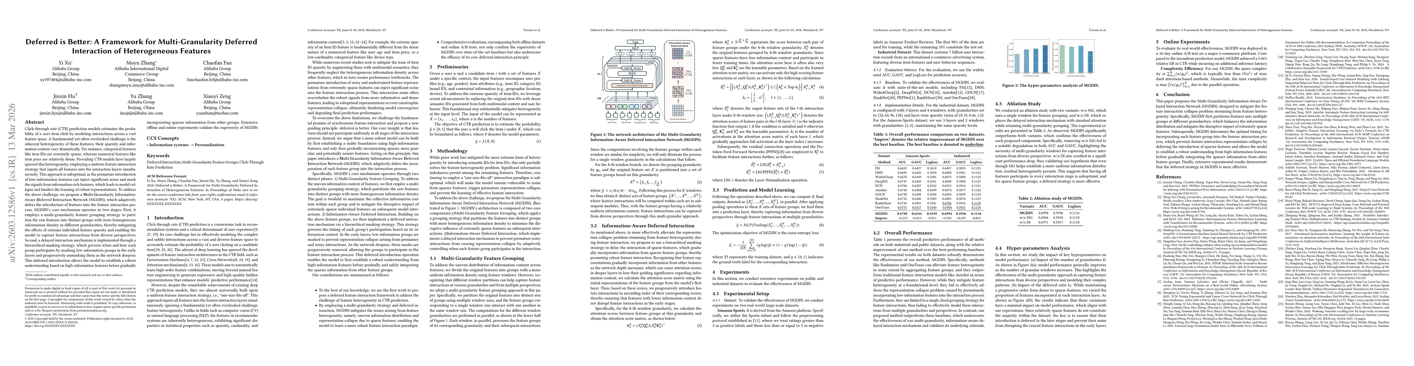 Thumbnail for Deferred is Better: A Framework for Multi-Granularity Deferred Interaction of Heterogeneous Features