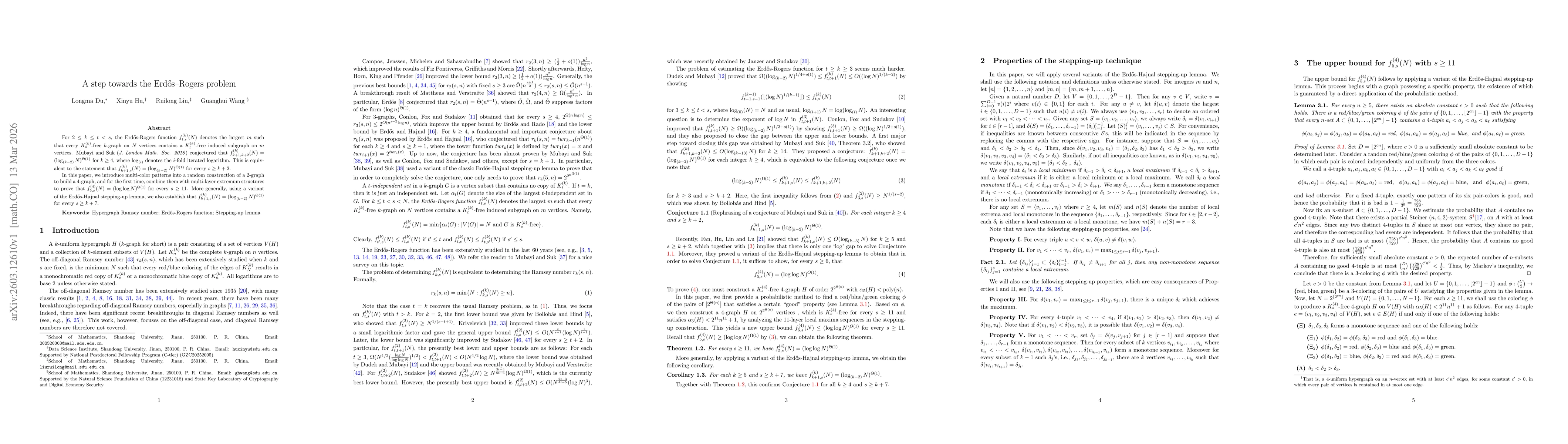 Thumbnail for A step towards the Erdős-Rogers problem