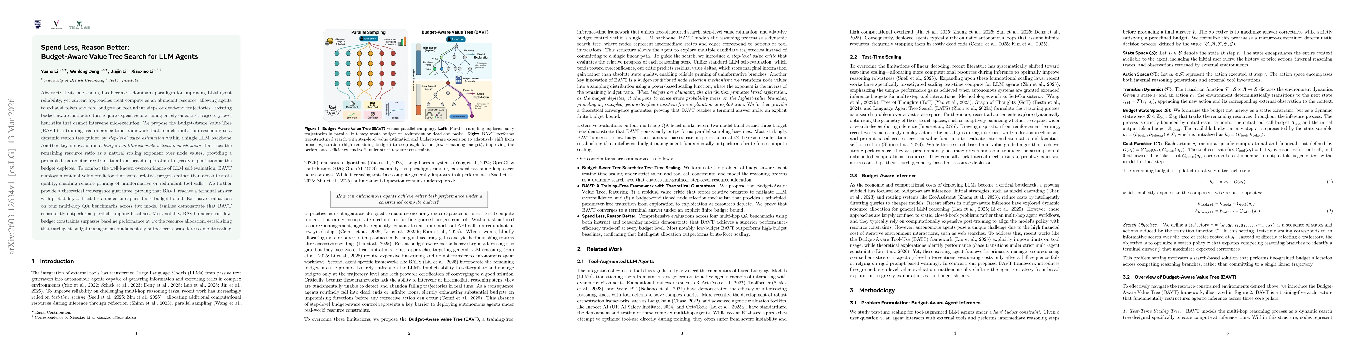 Thumbnail for Spend Less, Reason Better: Budget-Aware Value Tree Search for LLM Agents