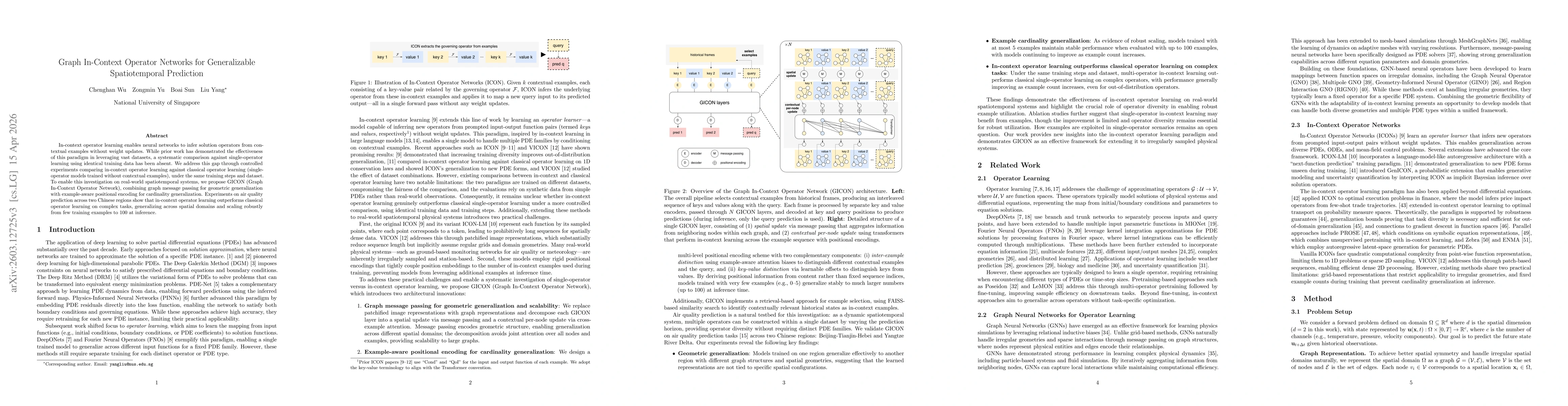 Thumbnail for Graph In-Context Operator Networks for Generalizable Spatiotemporal Prediction