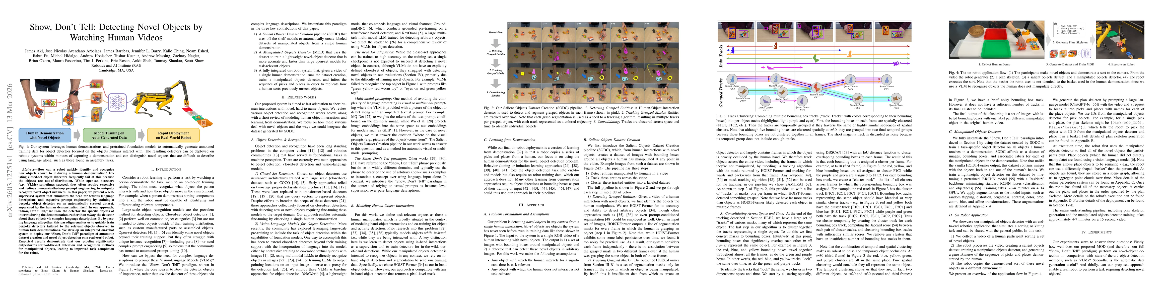 Thumbnail for Show, Don't Tell: Detecting Novel Objects by Watching Human Videos