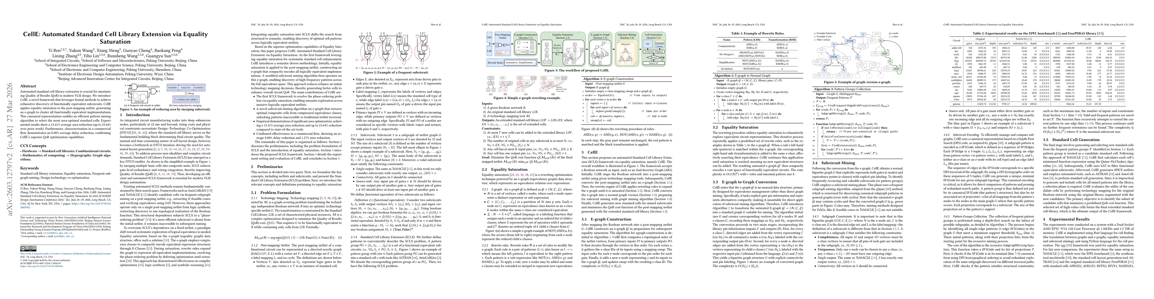Thumbnail for CellE: Automated Standard Cell Library Extension via Equality Saturation