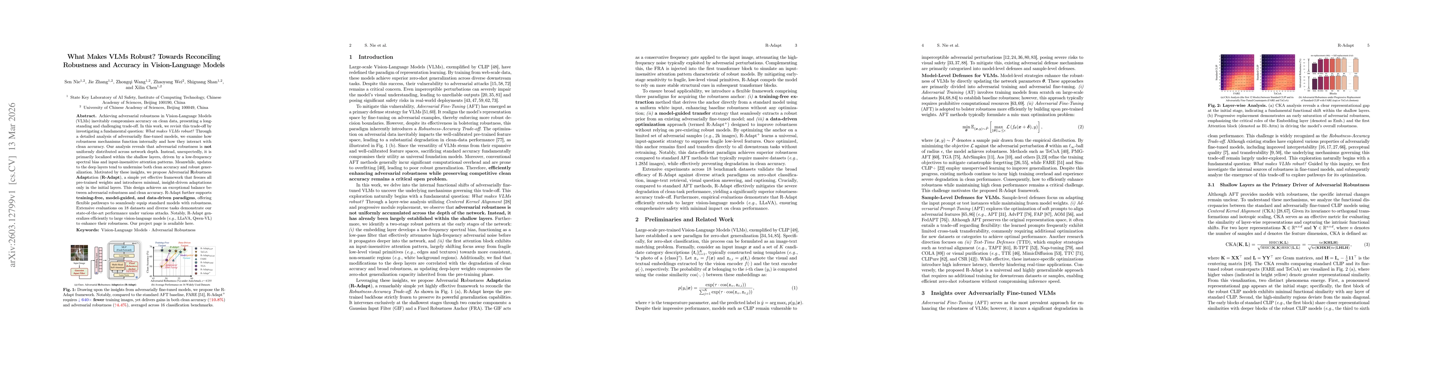Thumbnail for What Makes VLMs Robust? Towards Reconciling Robustness and Accuracy in Vision-Language Models