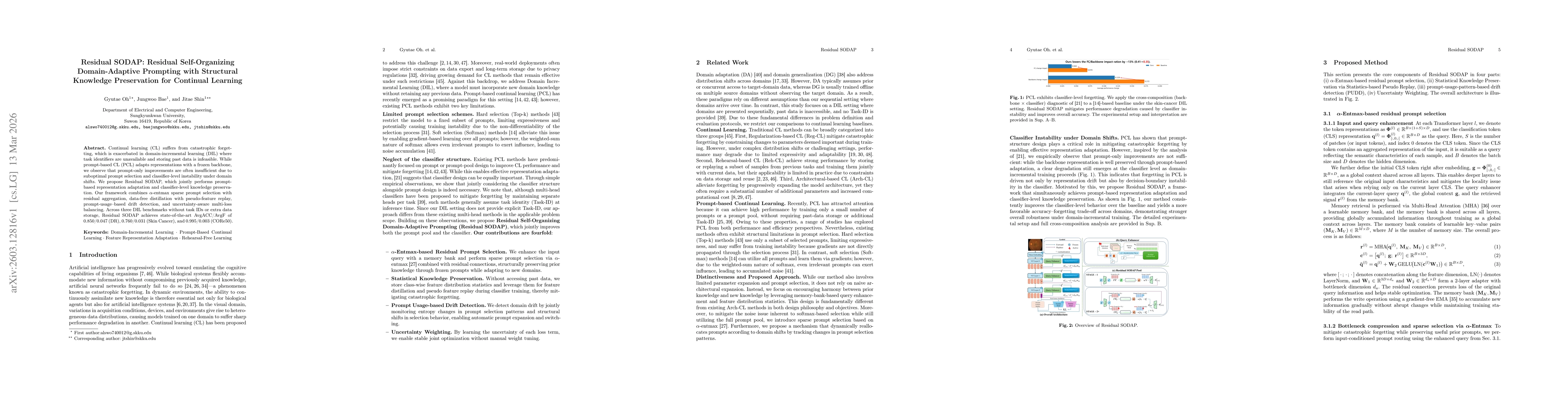 Thumbnail for Residual SODAP: Residual Self-Organizing Domain-Adaptive Prompting with Structural Knowledge Preservation for Continual Learning
