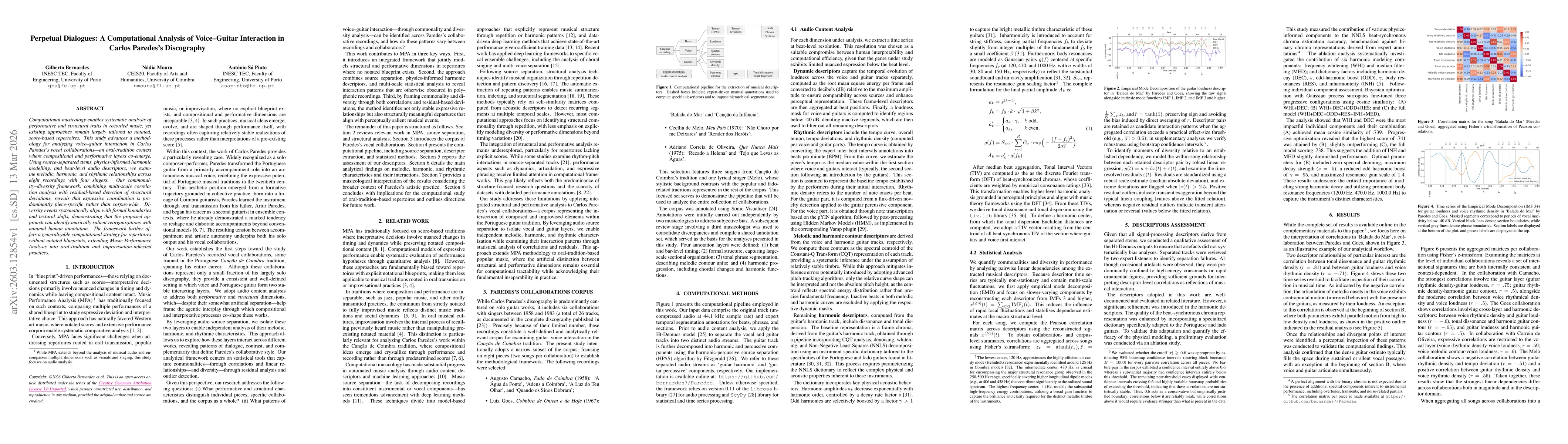 Thumbnail for Perpetual Dialogues: A Computational Analysis of Voice-Guitar Interaction in Carlos Paredes's Discography