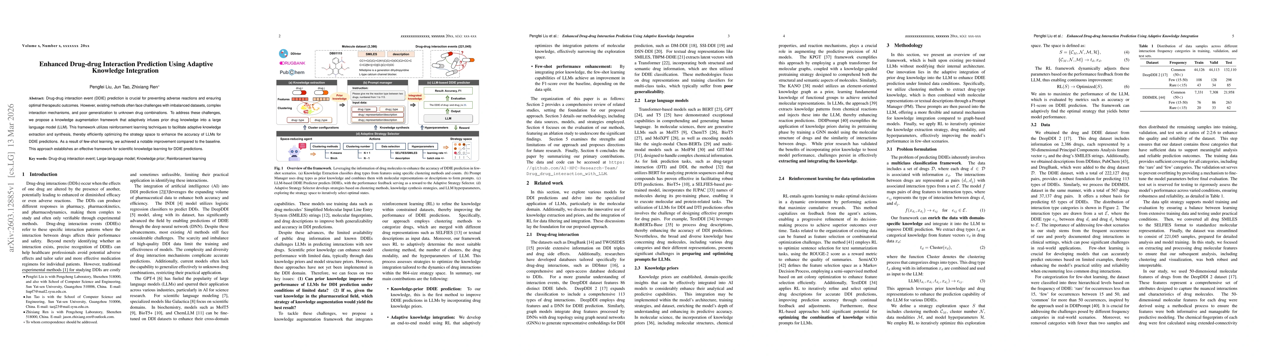Thumbnail for Enhanced Drug-drug Interaction Prediction Using Adaptive Knowledge Integration