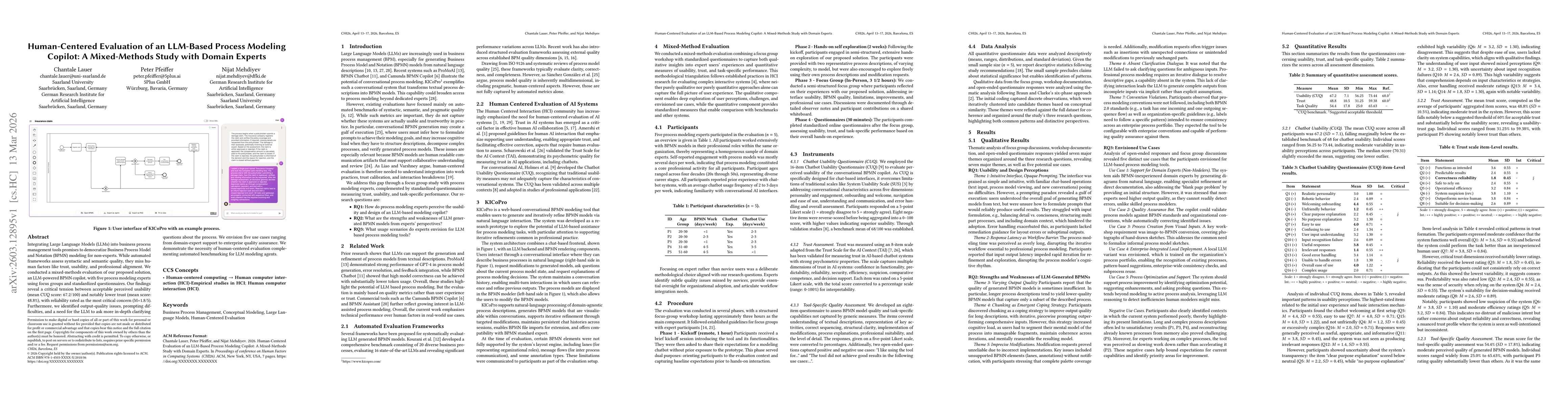 Thumbnail for Human-Centered Evaluation of an LLM-Based Process Modeling Copilot: A Mixed-Methods Study with Domain Experts