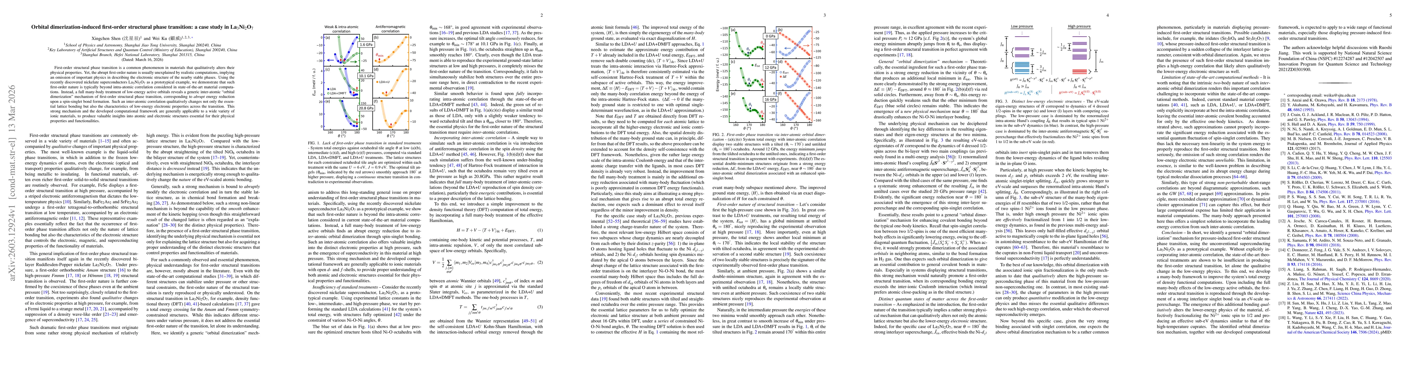 Thumbnail for Orbital dimerization-induced first-order structural phase transition: a case study in La$_3$Ni$_2$O$_7$