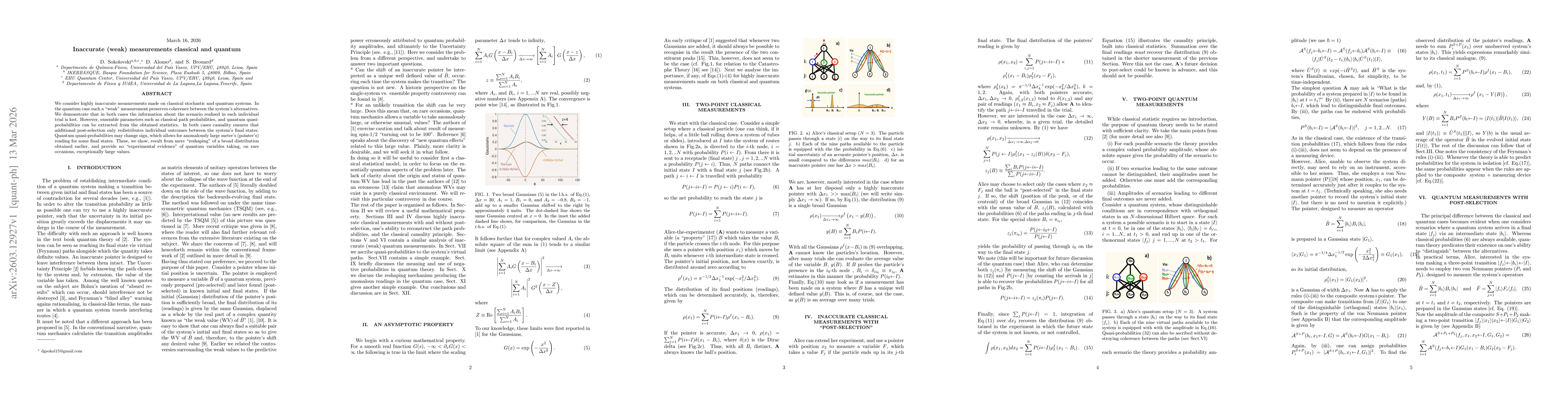 Thumbnail for Inaccurate (weak) measurements classical and quantum
