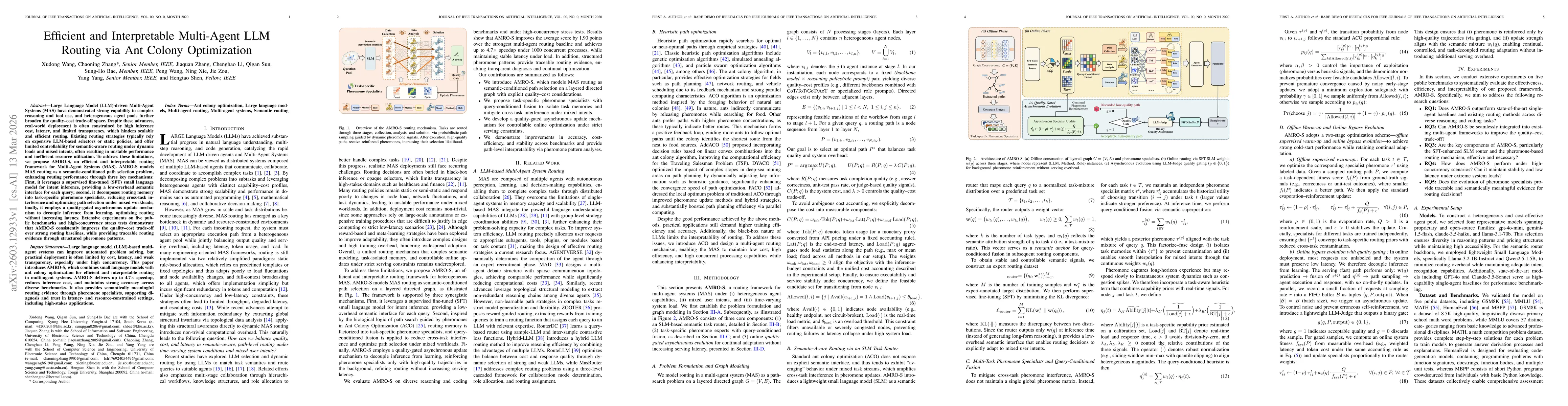 Thumbnail for Efficient and Interpretable Multi-Agent LLM Routing via Ant Colony Optimization