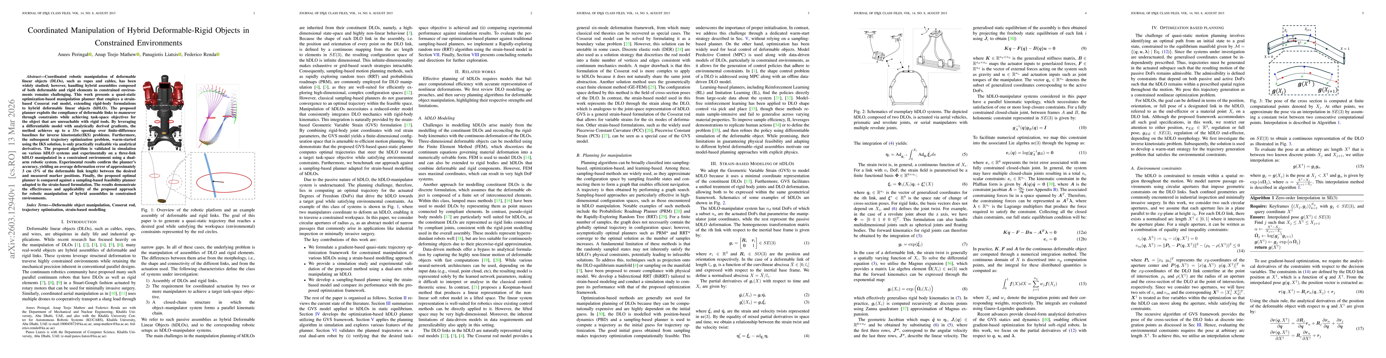 Thumbnail for Coordinated Manipulation of Hybrid Deformable-Rigid Objects in Constrained Environments