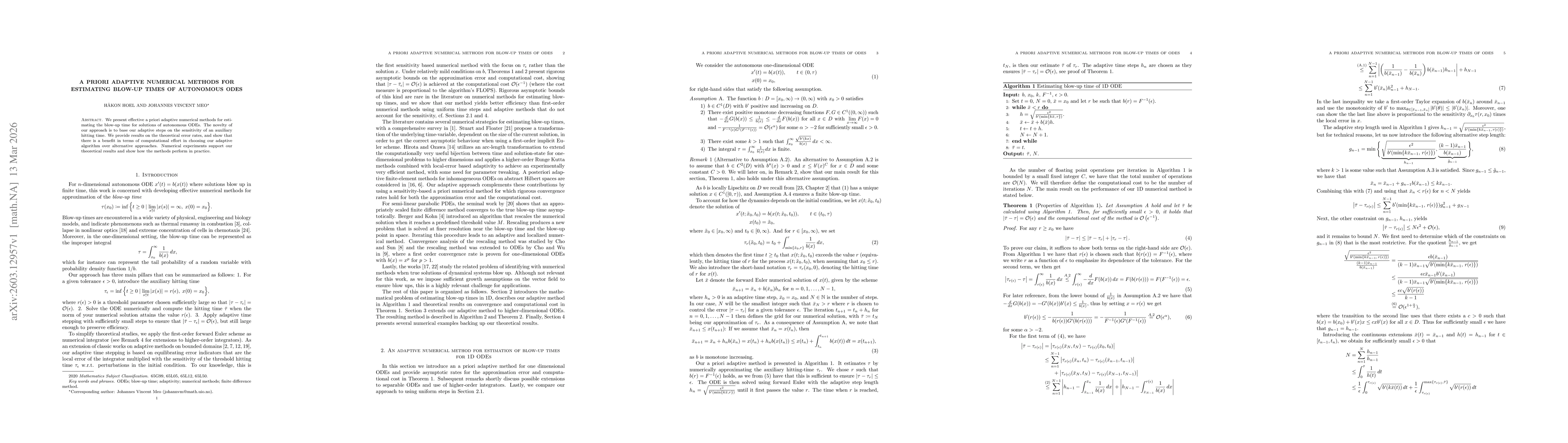 Thumbnail for A Priori Adaptive Numerical Methods for Estimating Blow-up Times of Autonomous ODEs