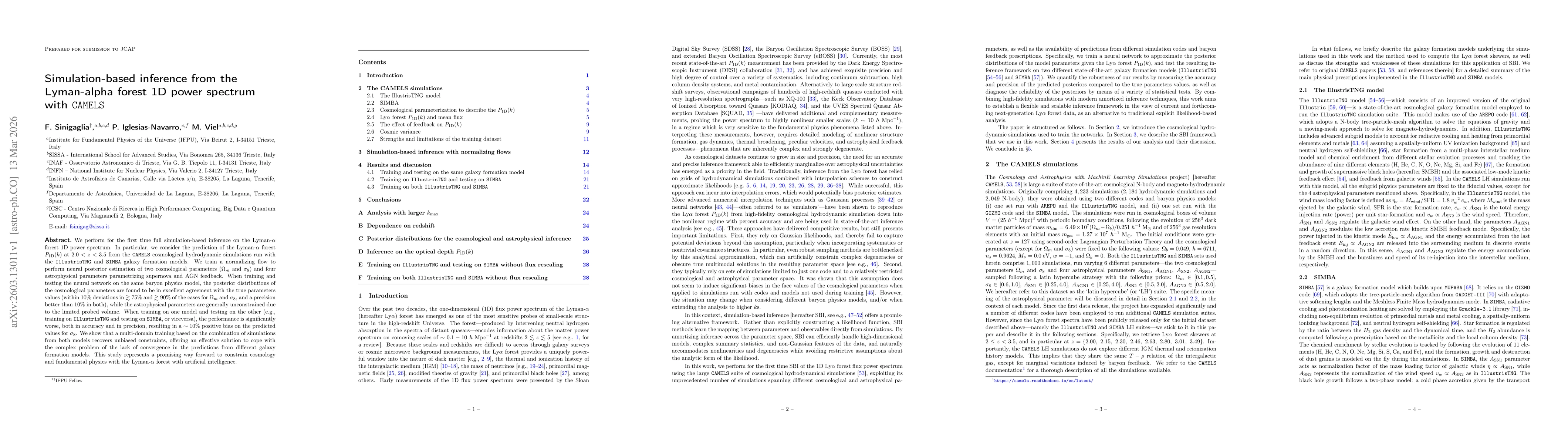 Thumbnail for Simulation-based inference from the Lyman-alpha forest 1D power spectrum with CAMELS