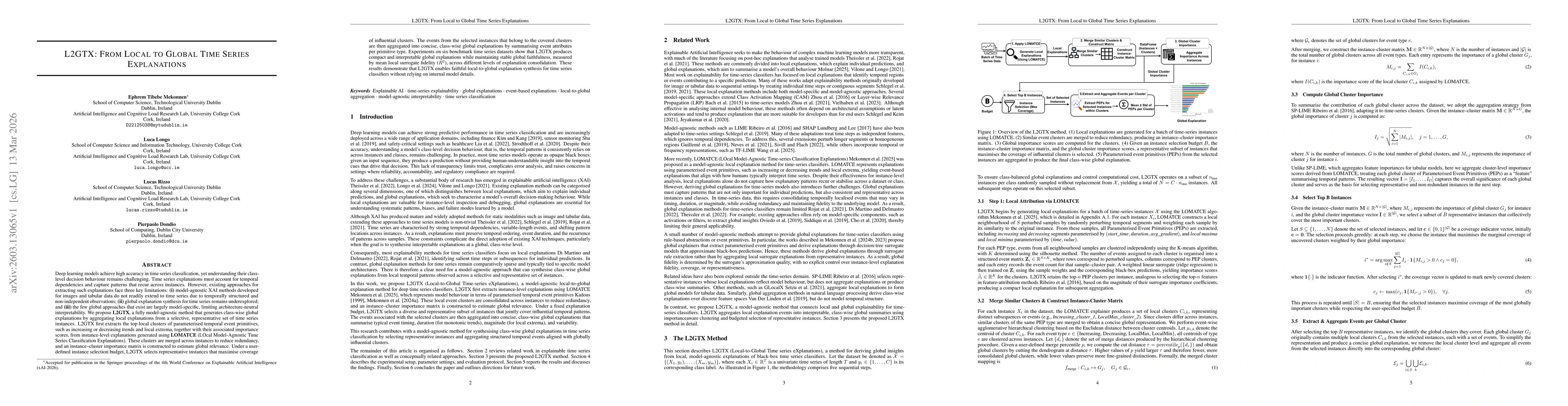 Thumbnail for L2GTX: From Local to Global Time Series Explanations