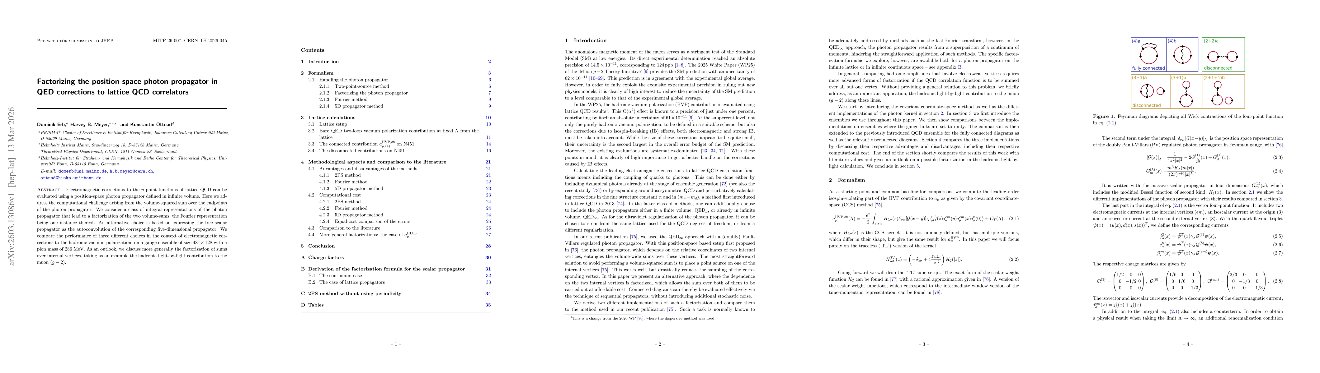 Thumbnail for Factorizing the position-space photon propagator in QED corrections to lattice QCD correlators