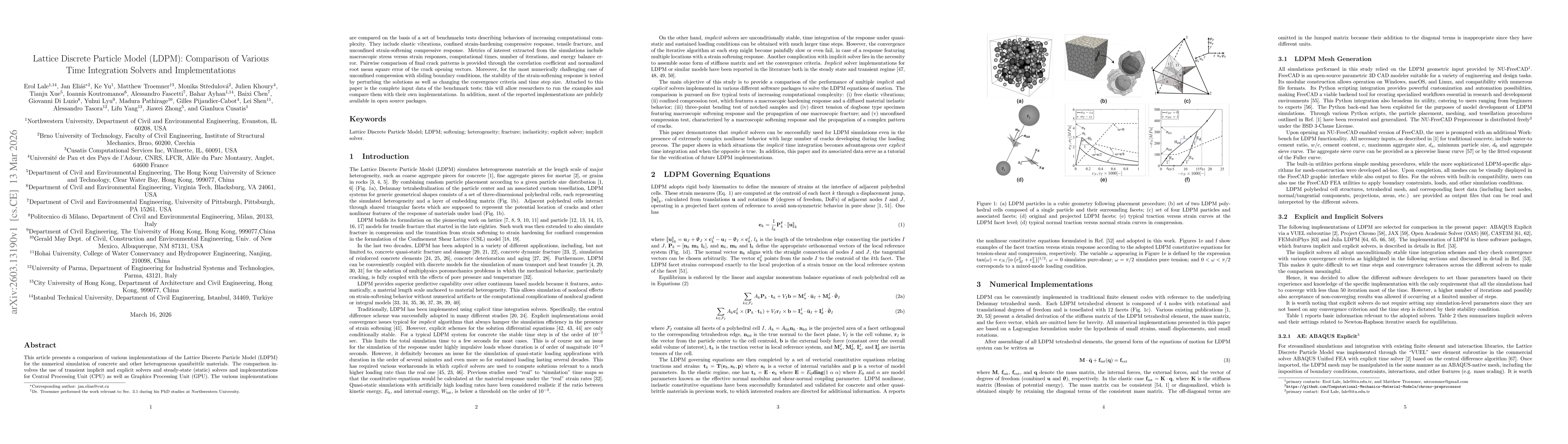 Thumbnail for Lattice Discrete Particle Model (LDPM): Comparison of Various Time Integration Solvers and Implementations