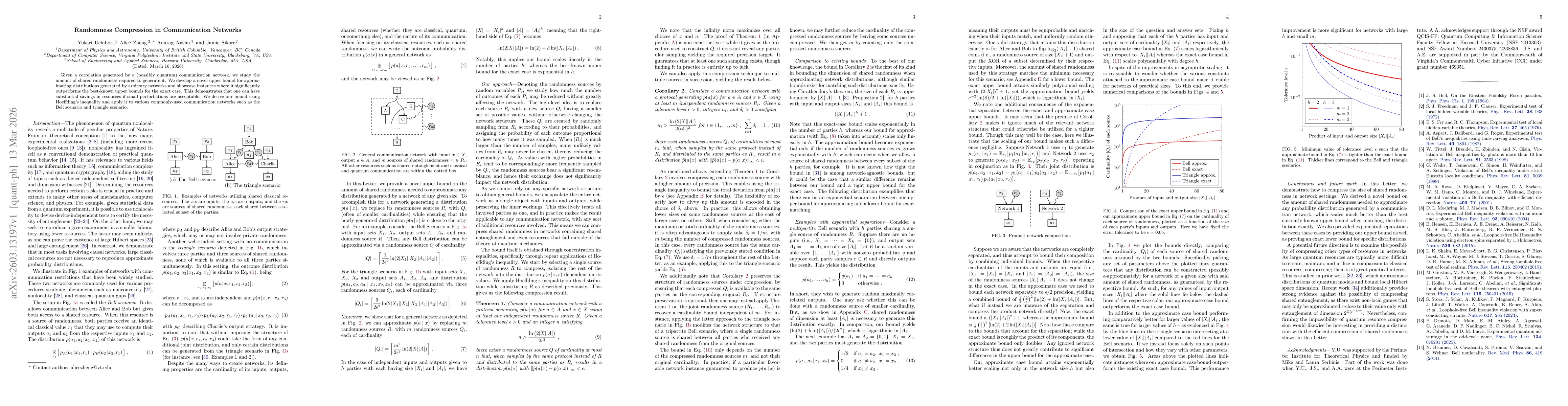 Thumbnail for Randomness compression in communication networks